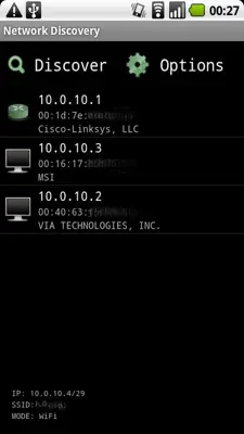 Network Discovery android App screenshot 1